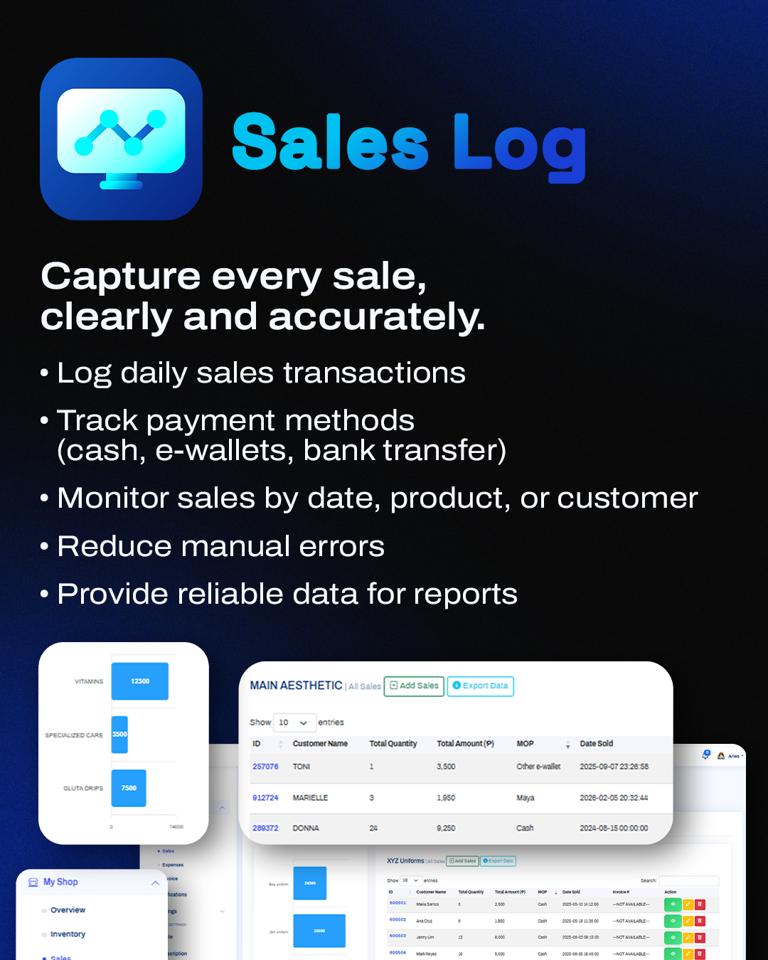 AVA Sales Tracking
